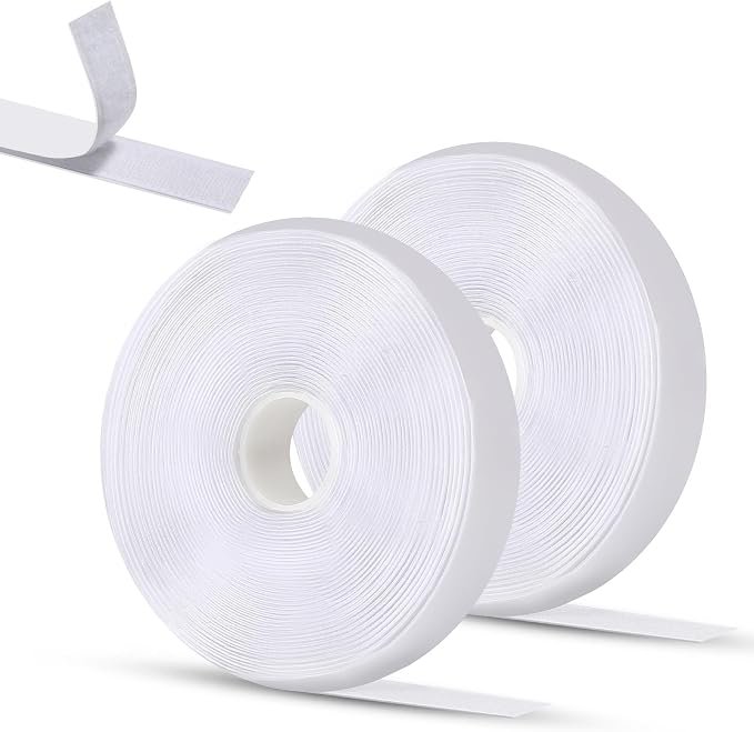 Oderra Bande double face blanche 8 m x 2 cm