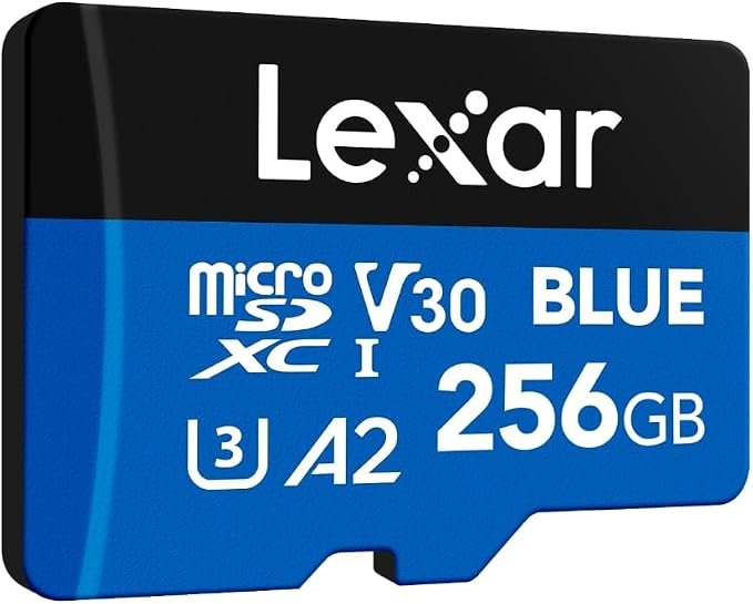 Lexar Blue 256 Go micro SD