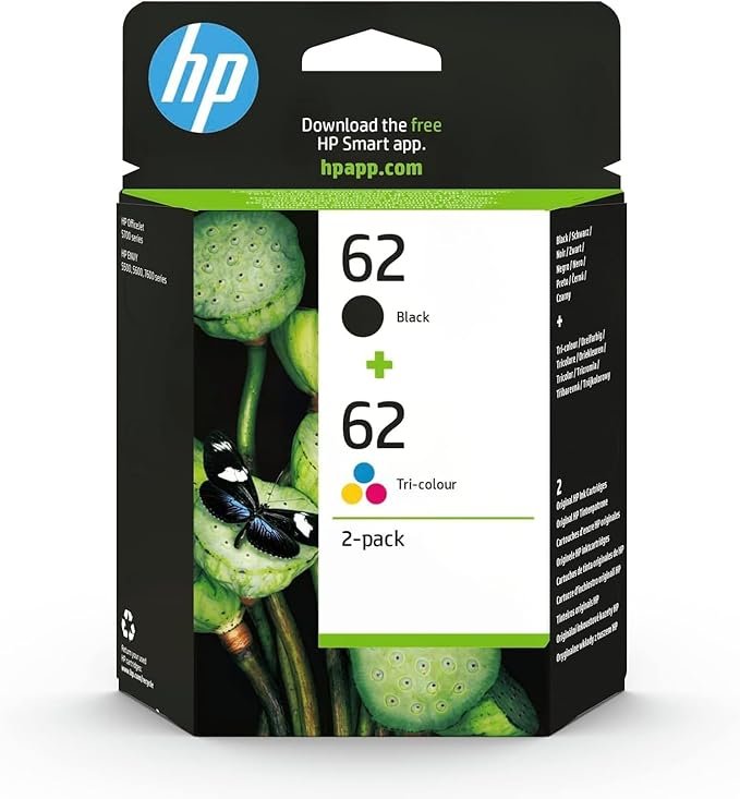 HP 62 Cartouches d'Encre