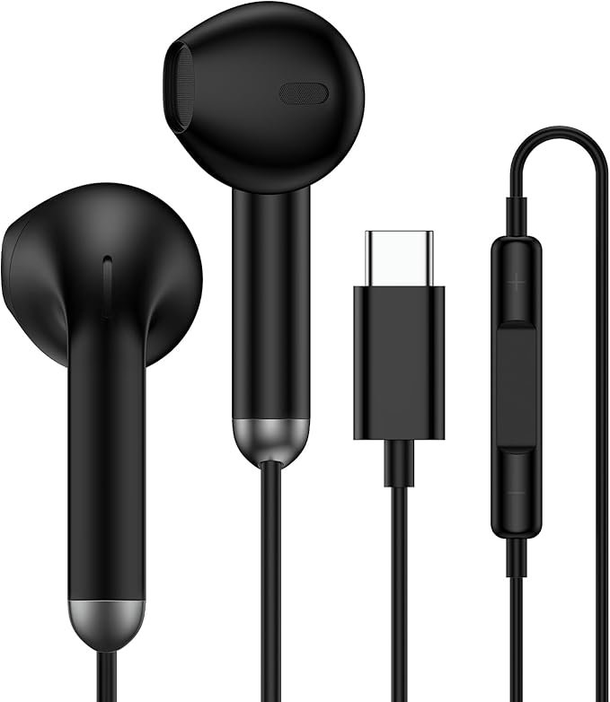 Vedfoad Ecouteurs Filaire USB C