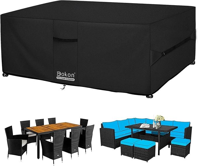 Dokon Housse Salon de Jardin Exterieur