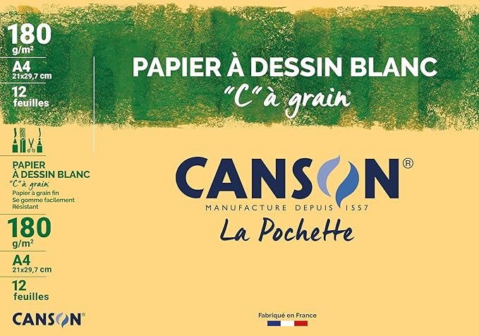 Canson C à Grain A4 180g