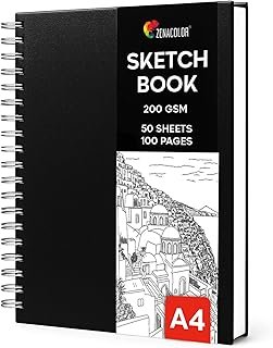 Zenacolor Carnet dessin A4 200g